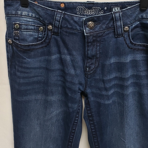 Miss Me Boot Cut Signature Denim Jeans 78T - Picture 2 of 5